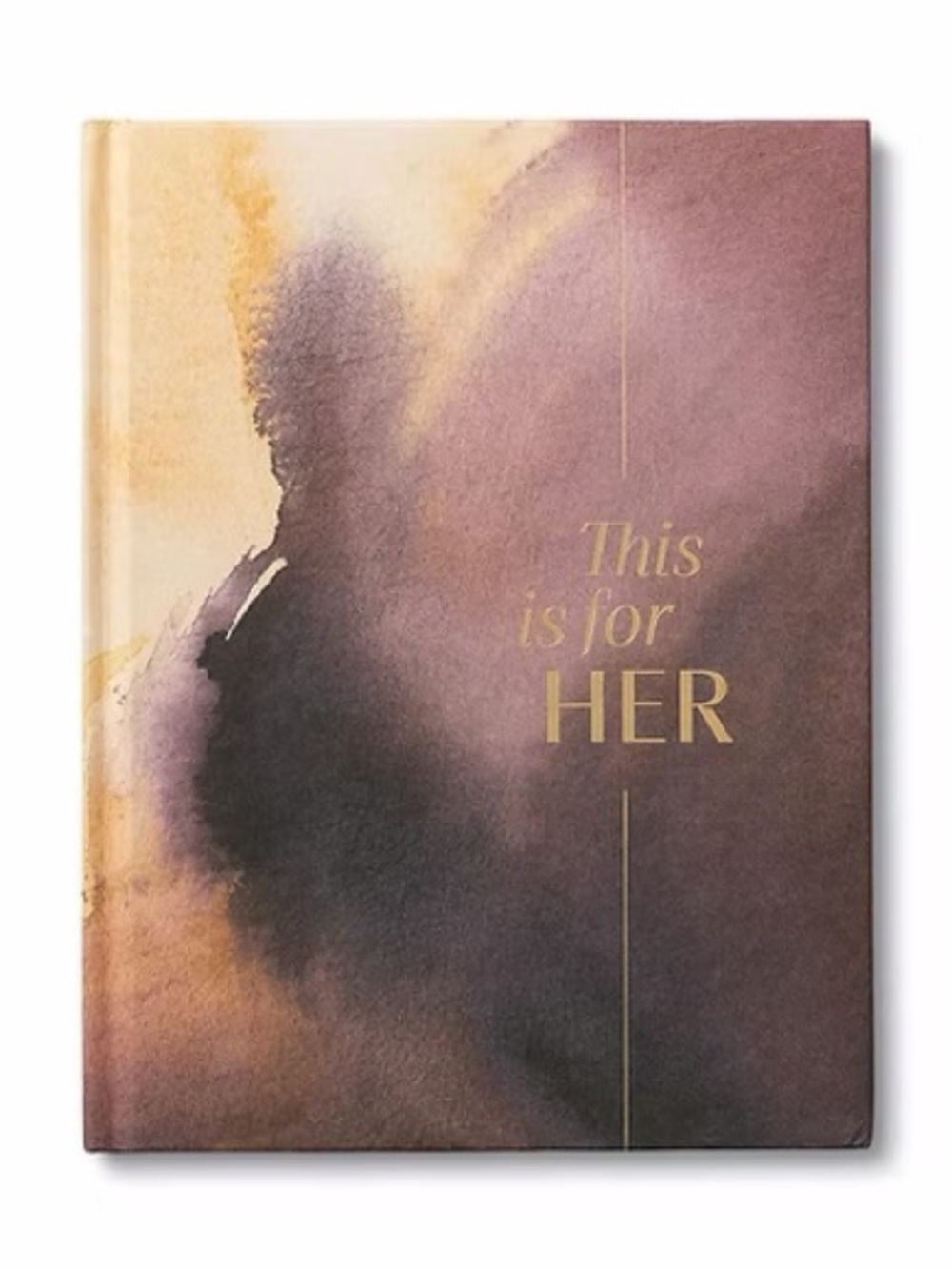 This Is For Her Hardcover Inspirational Book- Mauve & Gold Design